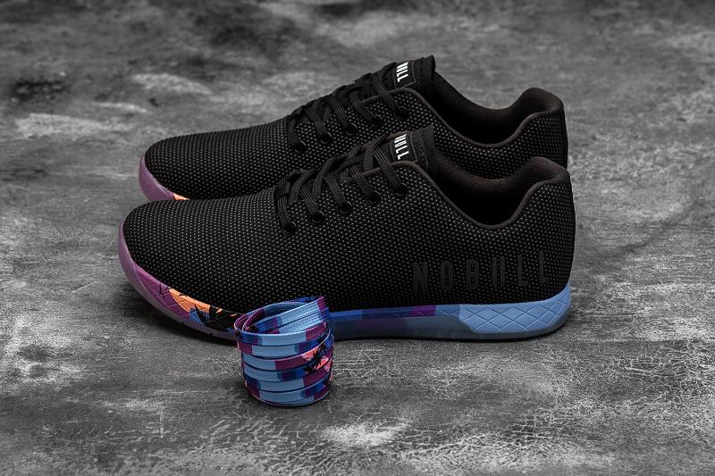 Black Nobull Sunset Men's Trainers | CA H1490A